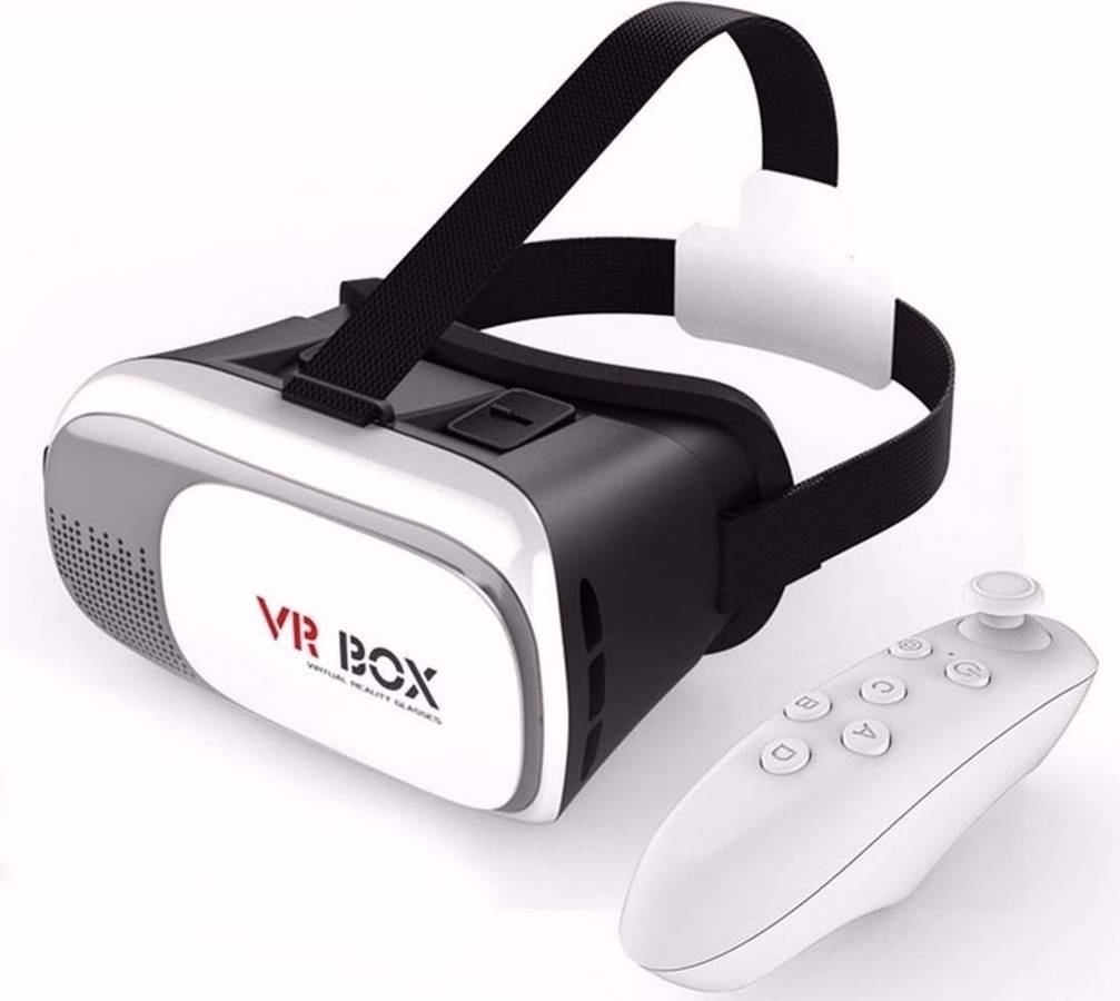 Gafas de Realidad Virtual 3D + Mando MULTI4YOU Blanco