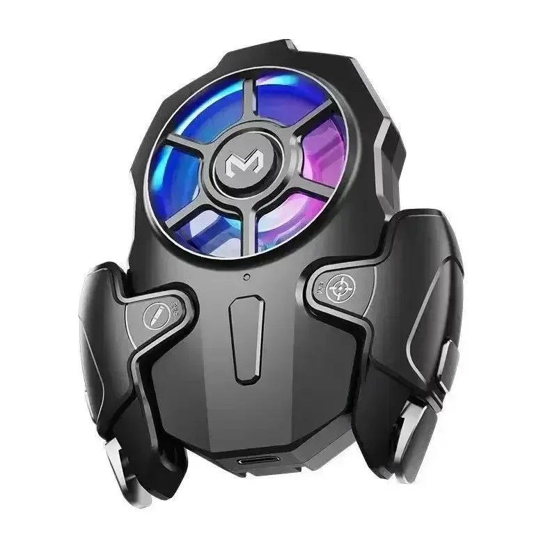 Joystick Gatillo Para Juegos Móviles, Controlador De Juegos, Ventilador Y Enfriador 2 En 1