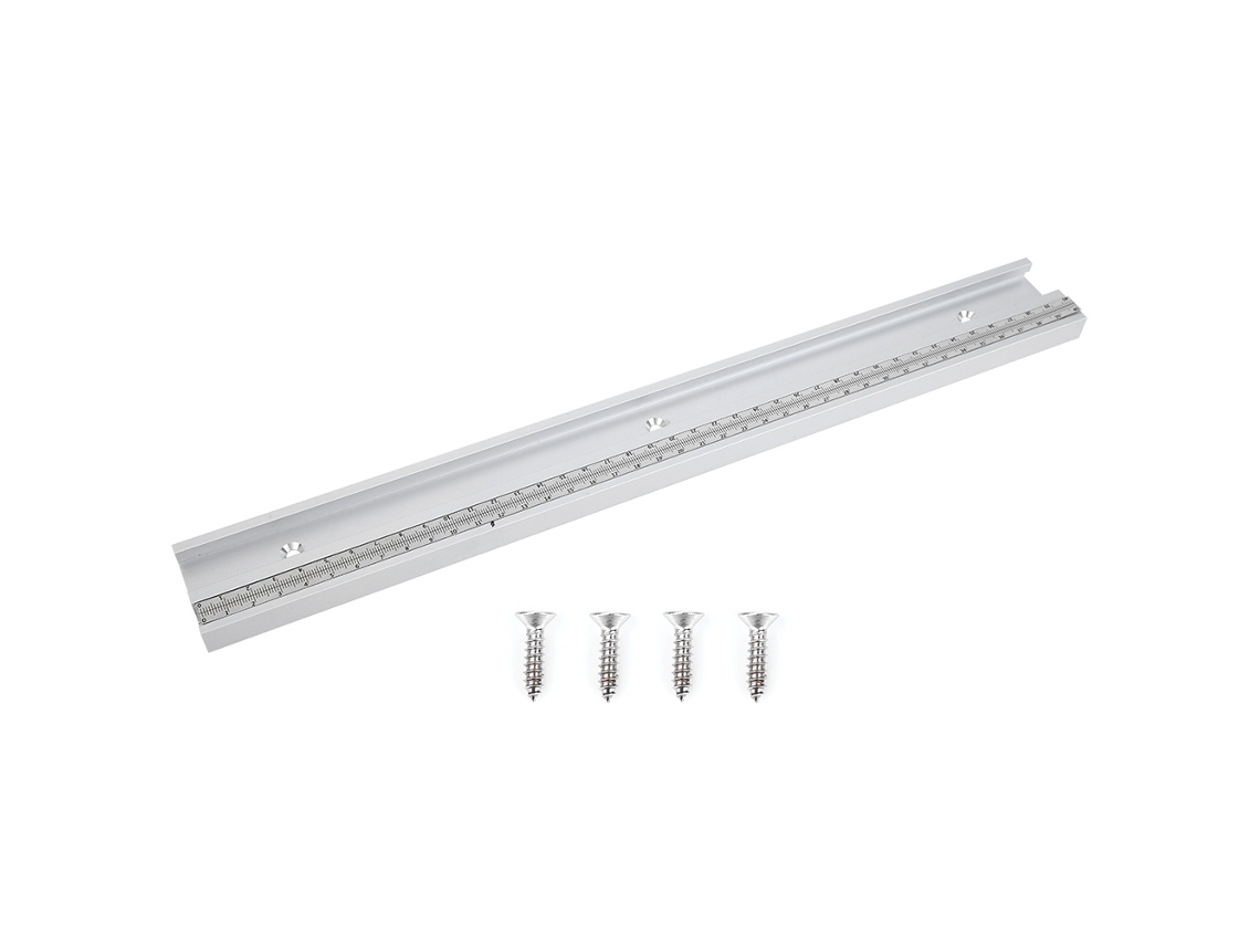 Barra Deslizante En T De Aleación De Aluminio Para Ingletes Con Escala, 400 Mm, Para Carpintería.