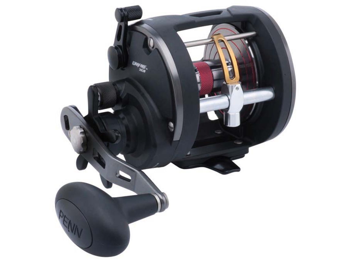 Carretel de Pesca À Direita Warfare Level Wind Preto 15Penn
