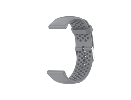 Correa de Silicona respirable para Garmin Forerunner 158/55 - canoso