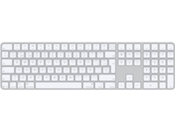 Teclado Inalámbrico Apple Magic con Touch ID (Español - con teclado numérico - Blanco)