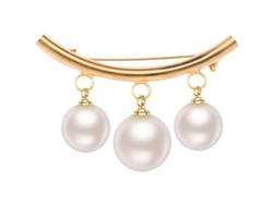 Broches Decorativos Sencillos De Perlas Para Mujer, Ideales Para El Cuello De Suéteres Y Como Accesorio De Ropa.