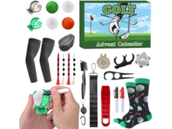 Golf 2025 para entusiastas, 24 días con una colección para hombres, Calendario de Adviento de Navidad, Padres