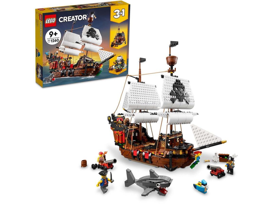 LEGO Creator: 3in1 31109 Navio Pirata (1260 peças)