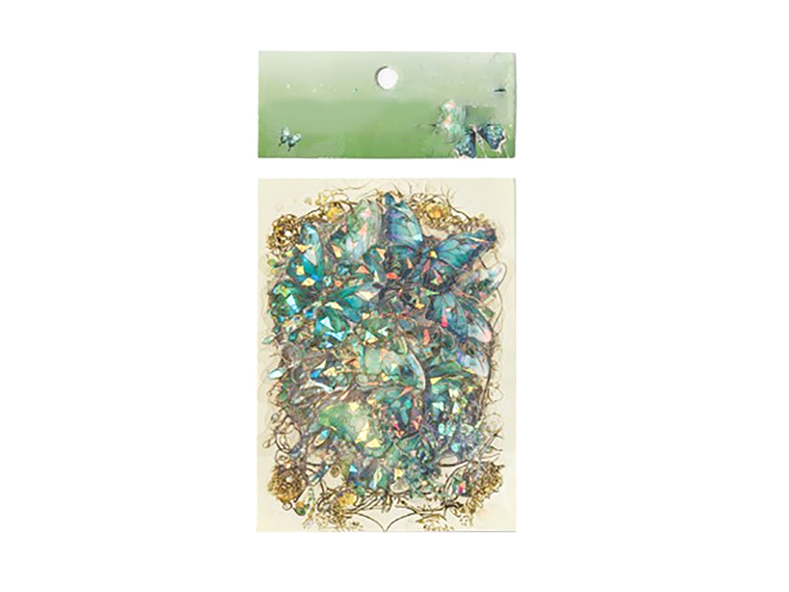 20 Pegatinas De Mariposas Para Scrapbooking 3d Laser Decorativas Para Manualidades Diy
