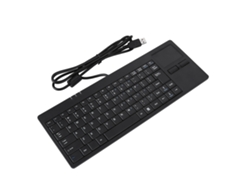 Teclado Usb Con Panel Táctil, Puerto Hub, 86 Teclas, Silencioso, Ultrafino Para Portátiles Y Ordenadores De Sobremesa.