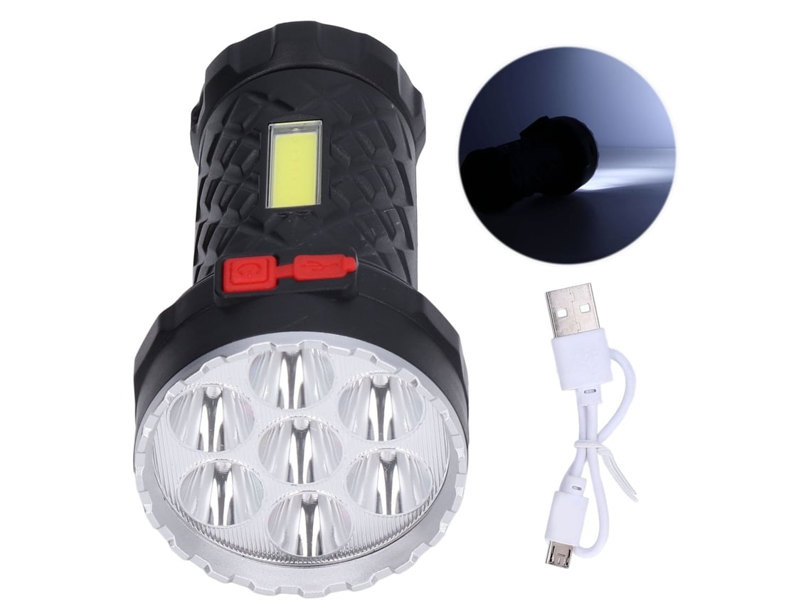 2026-linterna Led Recargable Usb Con 4 Modos De Iluminación, Alta Brillo, Ergonómica Y Portátil Para Camping