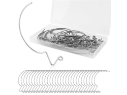 30 Gancho De Mono Acero Inoxidable Gancho Para Pared Carga 5kg Para Cuadros Decoración Hogar Plata