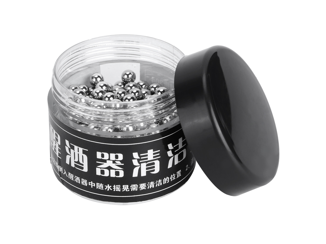300 Bolas De Limpieza De Acero Inoxidable De 4 Mm Para Botellas, Vinos, Tés Y Decantadores.