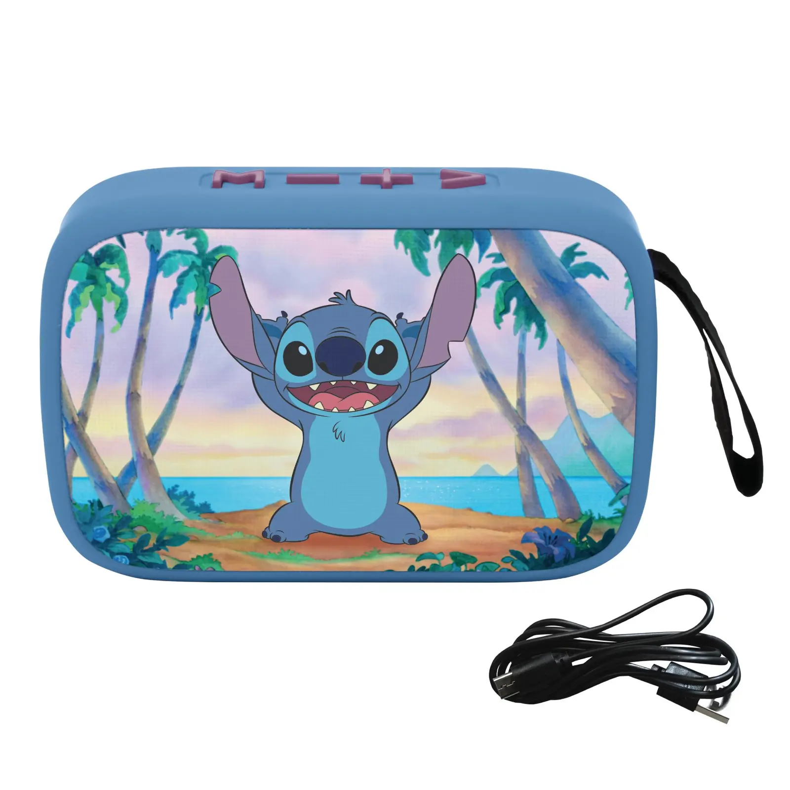 Tragbarer Bluetooth®-lautsprecher Disney Stitch Mit Stoffoberfläche