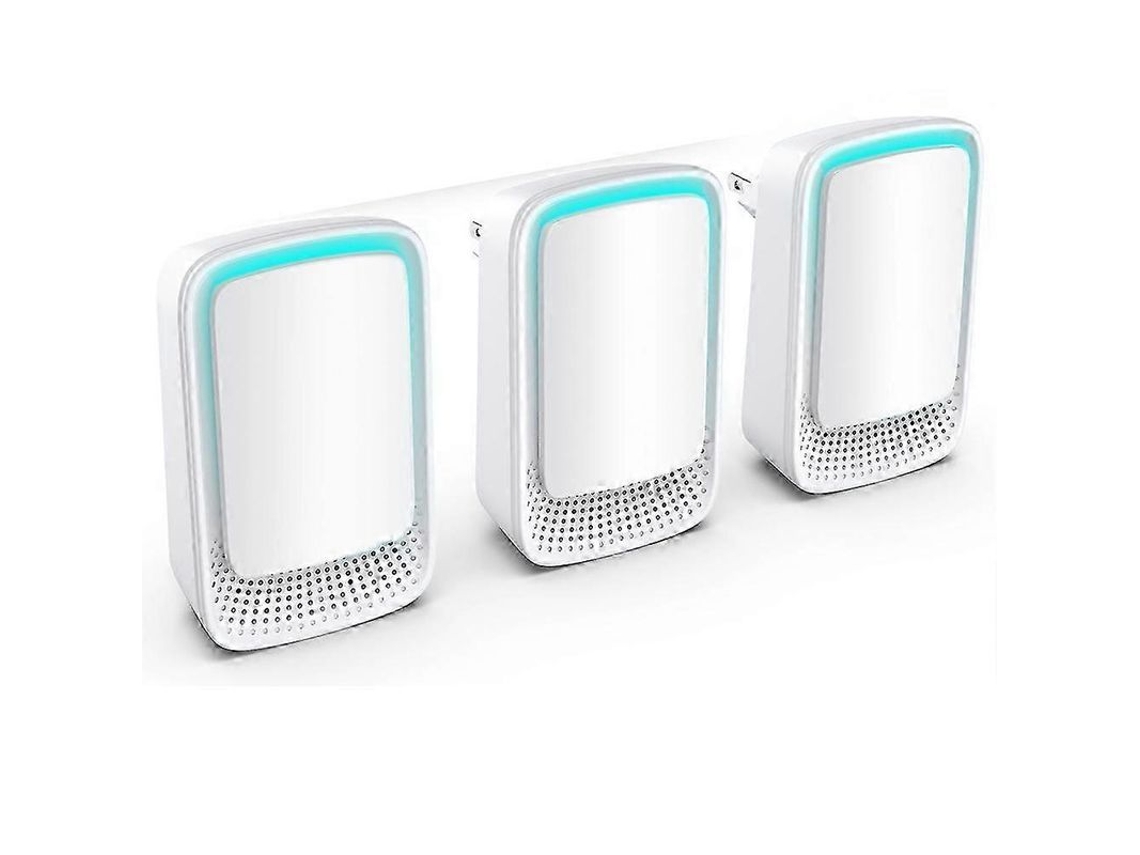 Paquete De 3 Ionizadores De Aire Para El Hogar, Generador De Iones Negativos, Purificador Silencioso Para Dormitorio, Oficina Y Cocina.