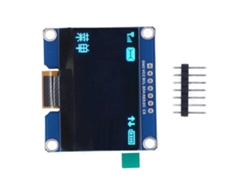 Módulo De Pantalla Ips De 1,54 Pulgadas, 128x64, Spi Flexible, 3,3 V-5 V Para Automatización, Mrc129c, Azul