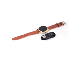 Pulsera De Reloj Inteligente Monitor De Frecuencia Cardíaca Y Sueño Oro Café