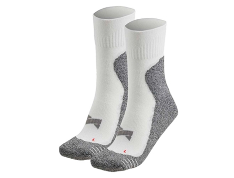 Pack 2 Pares XTREME SOCKSWEAR Calcetines blancos para caminar sin transpirar Shorty blancos