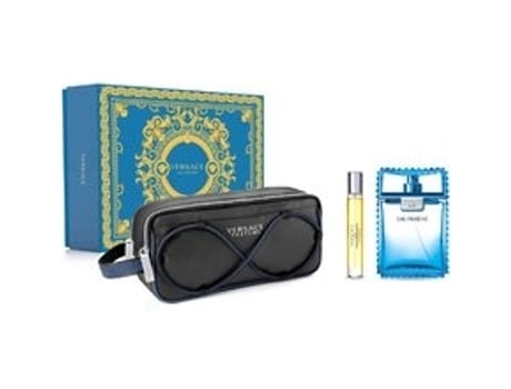 VERSACE - Man Eau Fraiche SET EDT 100 ml + EDT 10 ml + Cosmetic Bag 100ml