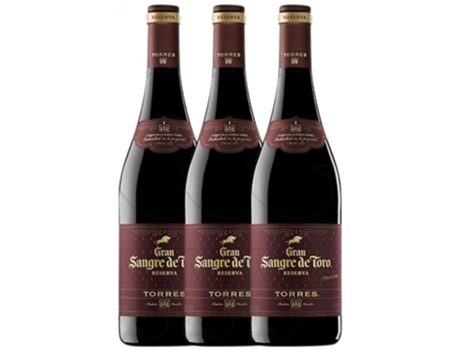 Vino TORRES Torres Gran Sangre De Toro Catalunya Reserva (0.75 L - 3 unidades)