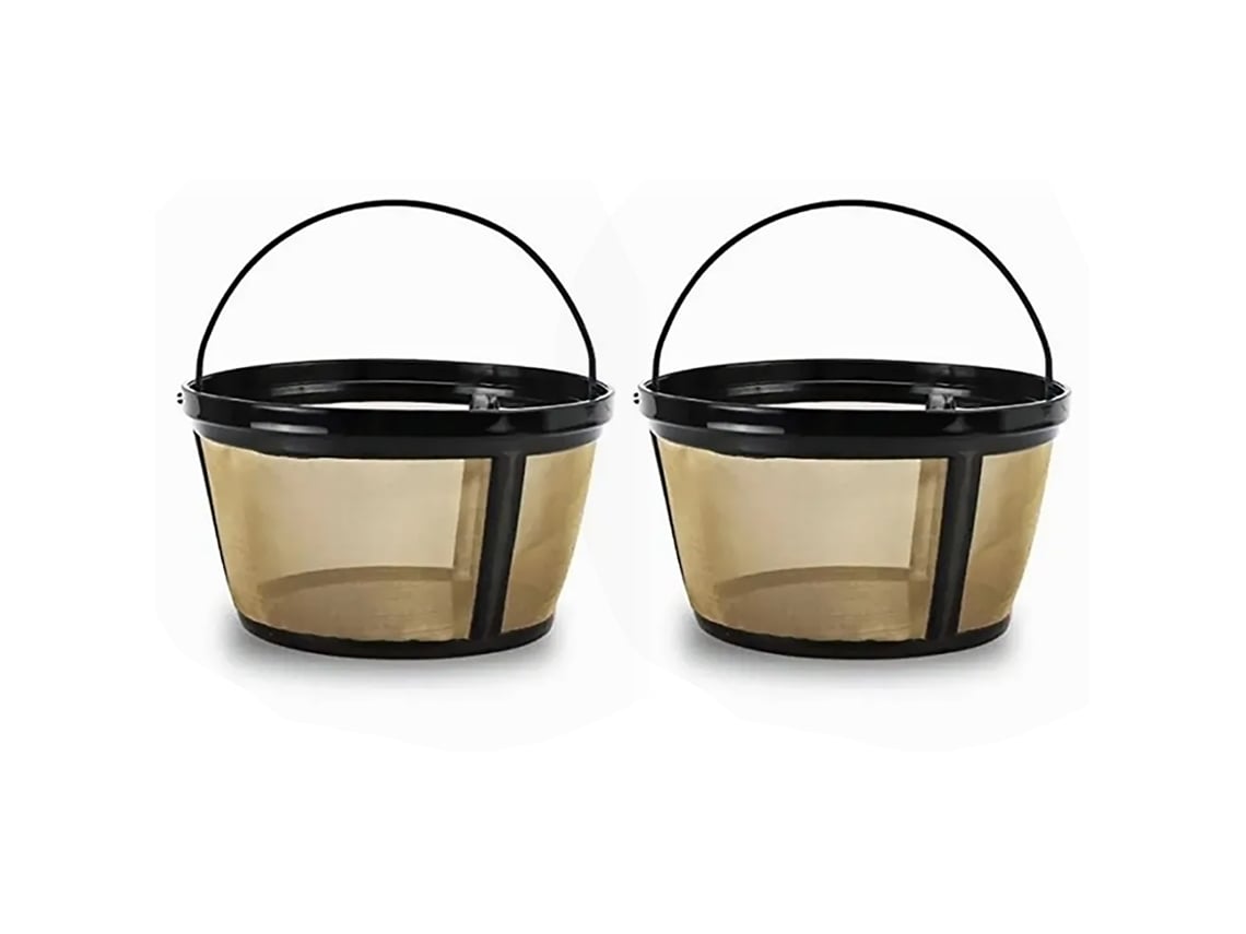 Filtro De Café Cónico Reutilizable, Acero Inoxidable Sus304, Para Cafetera Doméstica.