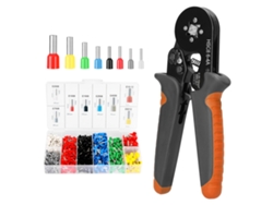 Kit de herramientas de crimpado HSC8 6-4 de 0,25-10 mm² AWG23-7 con 1200 terminales