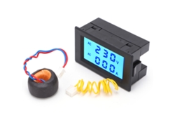 Medidor De Voltaje Y Corriente Con Pantalla Lcd Dual Qh4835a Ac80-400v 100a Amperímetro Voltímetro