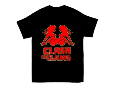 Camiseta ROCKINSTONE Clash Of Clams Algodón para Hombre (3XL)
