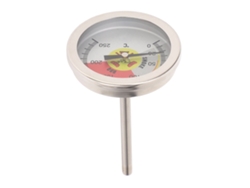 Termómetro De Horno De Acero Inoxidable De 52 Mm Para Barbacoa De Cocina, 0-250 ℃
