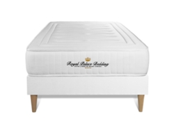 Canapé de Matrimonio Nottingham Memória Altura ROYAL PALACE BEDDING Espuma con memoria Blanco (90x200)