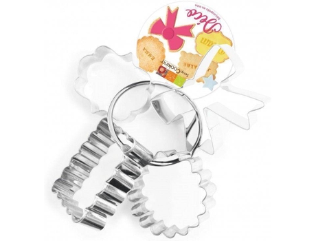 Cortador de Galletas SCRAPCOOKING (Acero - 4 Un)