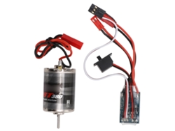 Esc De Motor De Escobillas Rc 380 De Acero Inoxidable 38t Con Esc De 30 A Y Conector Jst Para Coches Y Barcos Rc A Escala 1/16 Y 1/18