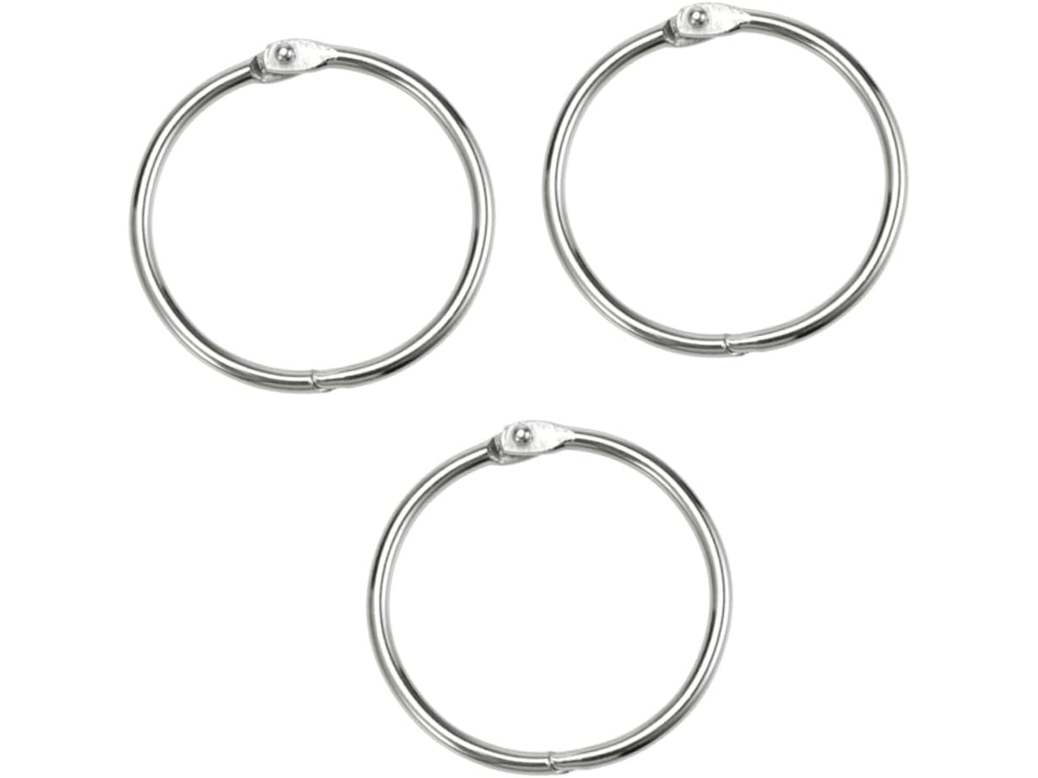 100 Piezas De Anillos De Conexión De Fácil Apertura Para Teléfonos Móviles, Círculos De Unión De Metal, Interior