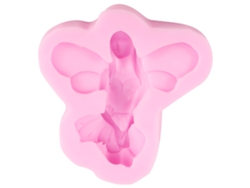 VYLARA Molde de silicone para bolo 3D, anjo, fada, elfo, molde de fondant, ferramentas de decoração de bolo