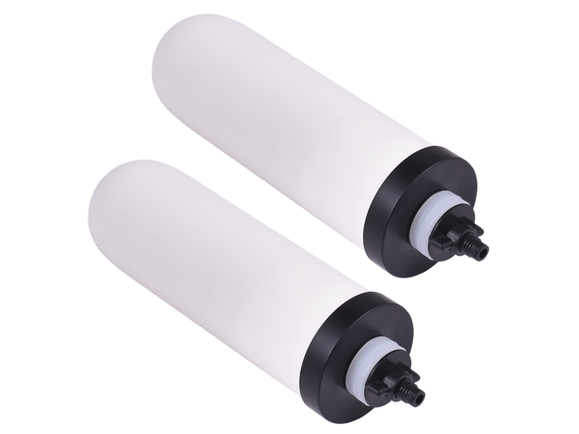 2 Filtros De Cera Con Carbón Activado Compatibles Con Sistemas De Filtración De Agua Por Gravedad.