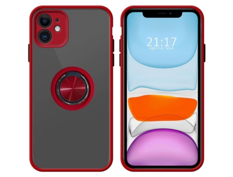 Carcasa iPhone 11 (6.1) TUMUNDOSMARTPHONE Anillo Rojo