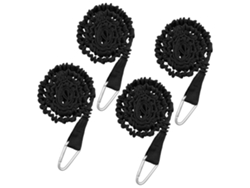Correa Elástica Enrollada Para Remo De Kayak Pack De 4, Correa Para Caña De Pescar, Ideal Para Sup, Canoa Y Pesca