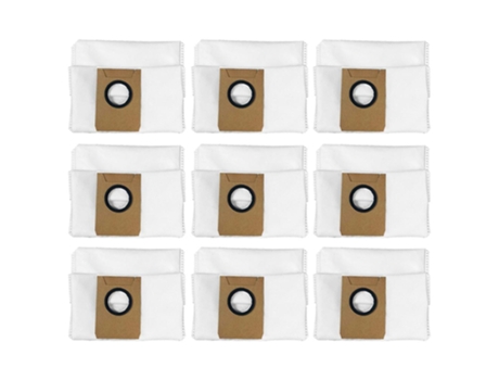 9 peças para ecovacs deebot x1 omni/turbo robô aspirador de pó saco