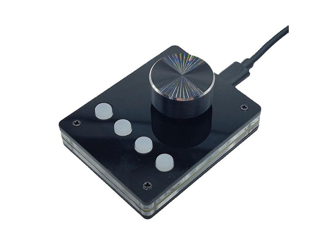 Teclado multimedia programable Everley891 con botón USB, teclado personalizado, miniteclado macro y control de volumen (pequeño)