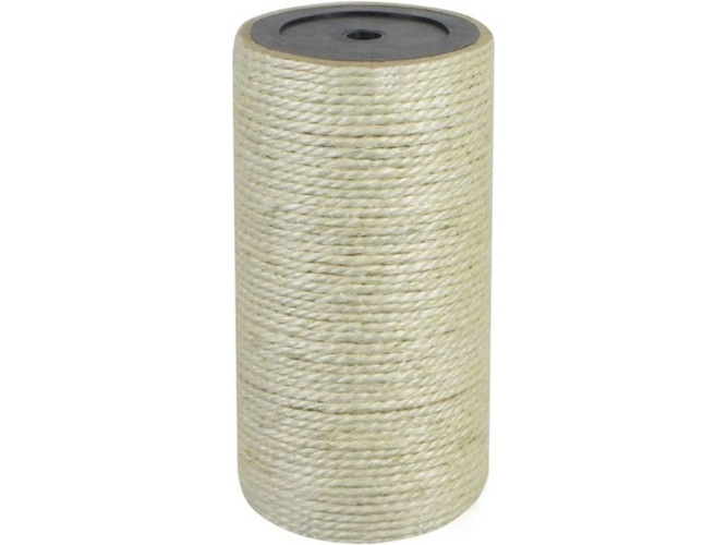 vidaXL Poste rascador para gatos 8x15 cm 8 mm beige