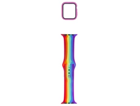 Correa + Protección De La Caja Del Reloj Para Apple Watch SKYHE 40Mm (Multicolor)