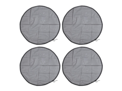 4 Fundas De Malla Para Cubos De Lluvia Con Cordón Ajustable, Protector De 37,4 Pulgadas.