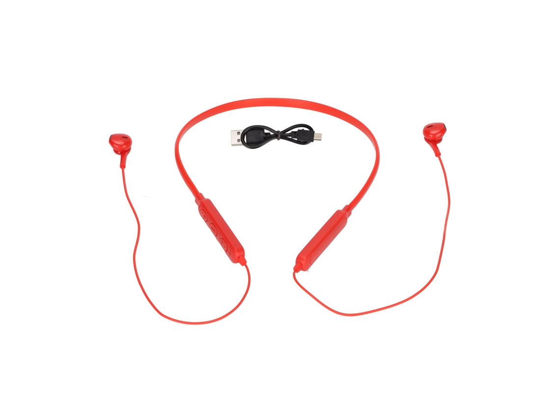 Auriculares Bluetooth De Diadema Con Cancelación De Ruido, Resistentes Al Agua Ipx7 Y Graves Profundos Para Deportes (rojo).