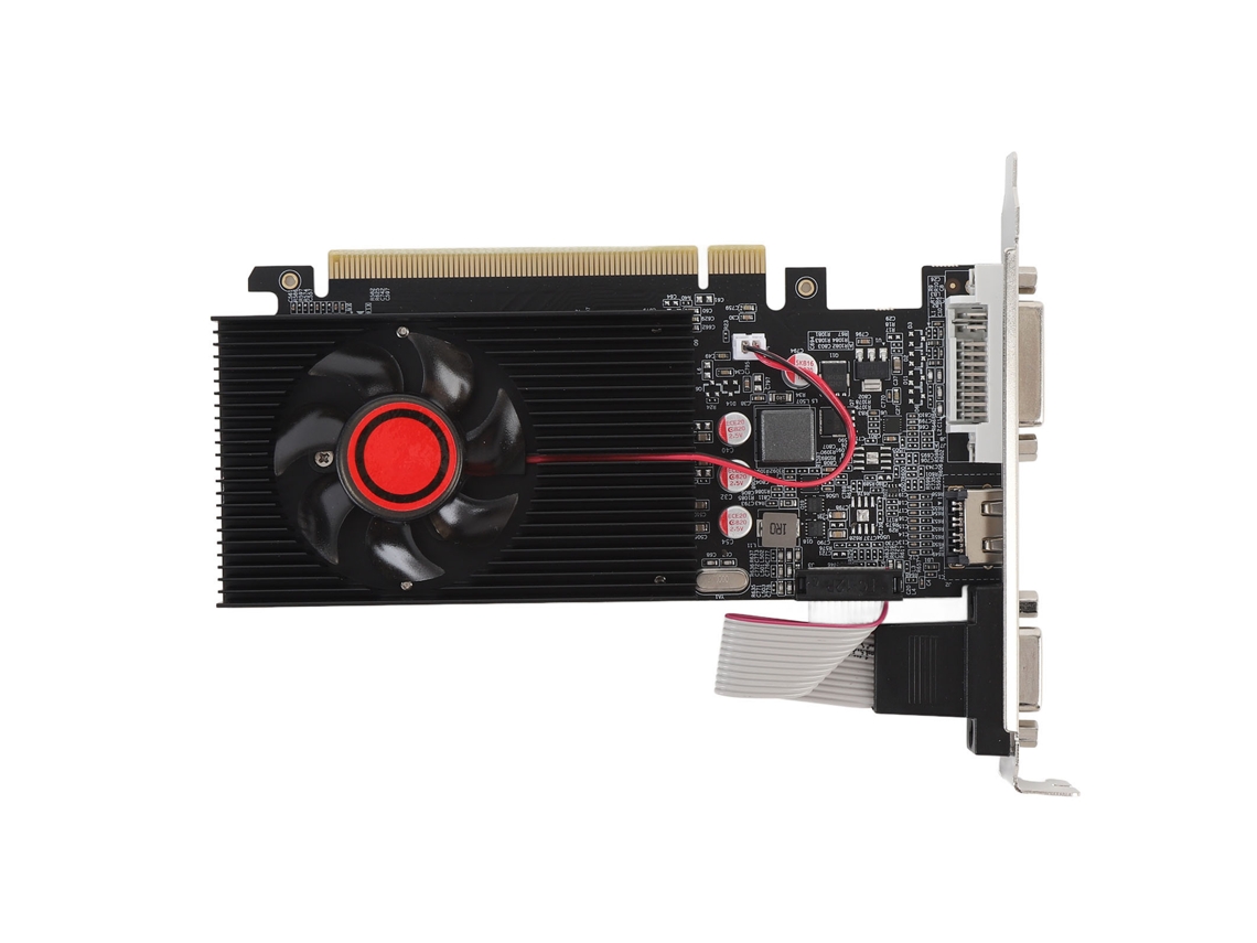 Tarjeta Gráfica De Computadora De Escritorio Para Juegos Gt610 2gb Ddr3 64 Bit Con Puertos Dvi, Vga Y Hdmi