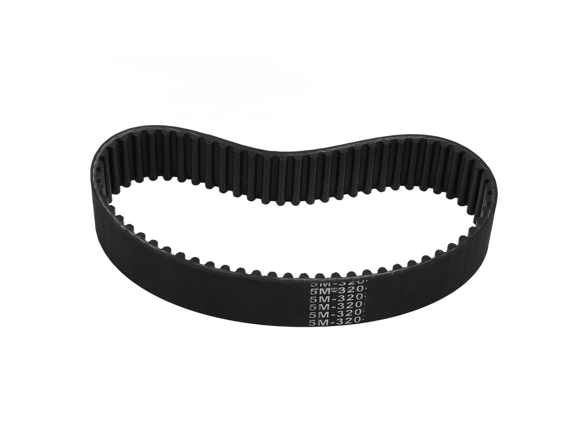 Correa De Transmisión Para Patinete Eléctrico 5m 320 25mm, Resistente A Altas Temperaturas Y Al Desgaste, De Caucho.