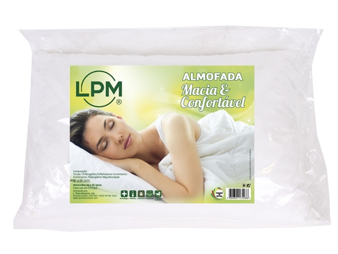 Almohada de Dormir LPM (Blanco - 45 x 65 cm)