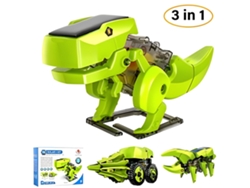 Juguetes De Robot Solar Para Niños 3 En 1 Diy Construcción De Dinosaurios Juguetes Educativos Kits De Ciencia Regalo Gertiz