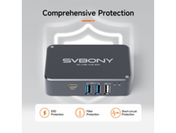 Greysvbony Sv241 Caja Gestión Energía Astronomía Entrada 12v Cc Hub Usb 3.0 6 Puertos Distribución Telescopio Adaptador