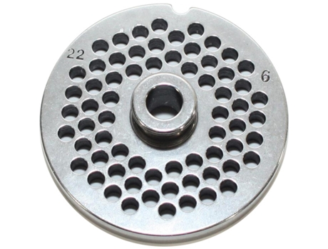 Discos de Picadora de Carne REBER N°22 (Acero Inoxidable - 6 mm - 4714 A/6)