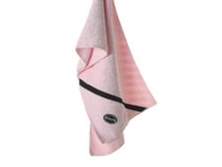 JILLIOPER Toalla Deportiva con Cremallera Toalla de Viaje con Bolsillo Absorbente para Yoga - Rosa