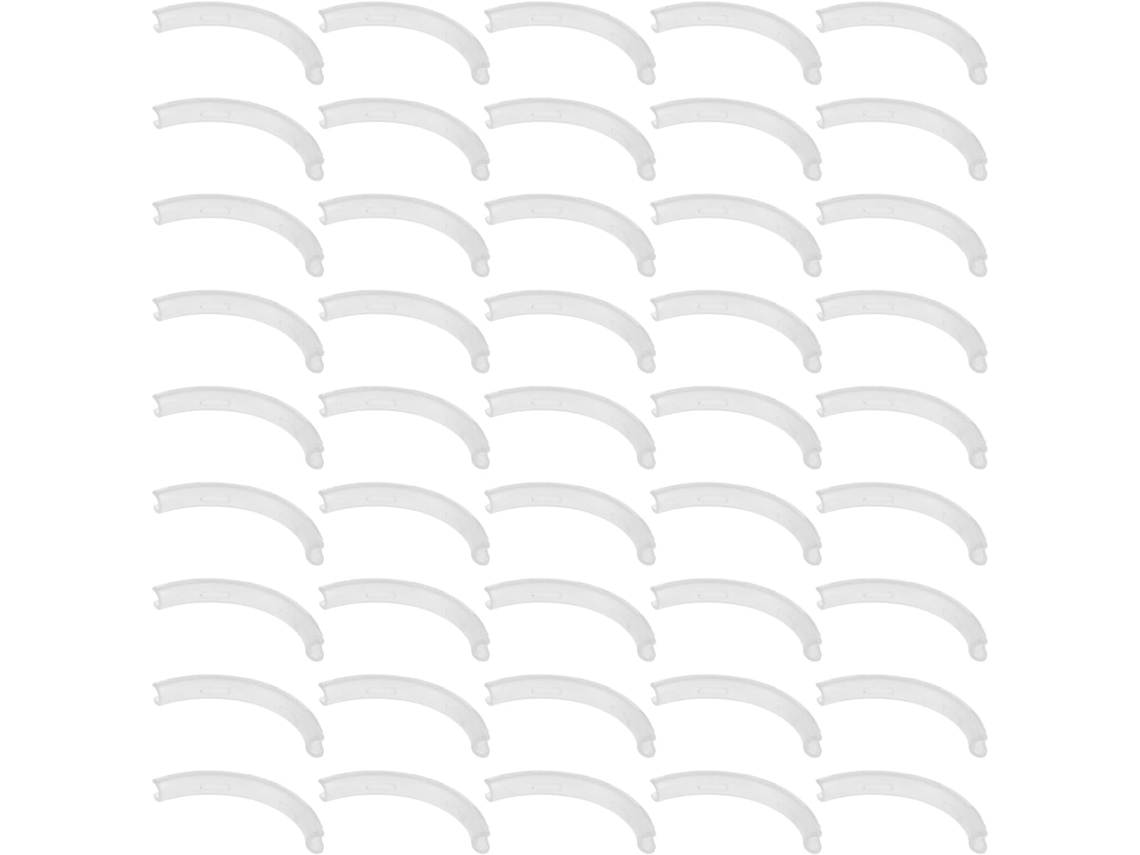 Paquete 100 Fundas Protectoras Transparentes Antideslizantes Ganchos Perchas Metálicas Tapas Plástico
