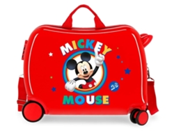 Maleta Multidireccional DISNEY Circle Mickey con 2 Ruedas Roja
