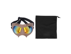 2026-gafas De Sol Para Perros Con Protección Uv, Goggles Para Mascotas, Lentes Rojas, Marco Caqui, Para Perros Medianos Y Grandes